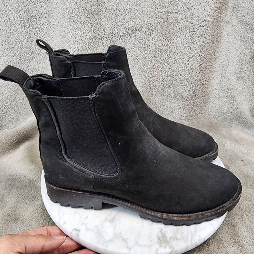 Thursday Shoes Womens Size 8 Everyday Black Leather Ankle Boots *Read* - Picture 5 of 13